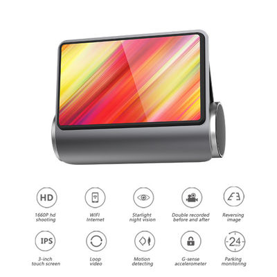 Full HD 2K Park Mode Dash Cam Gravação Contínua 60HZ