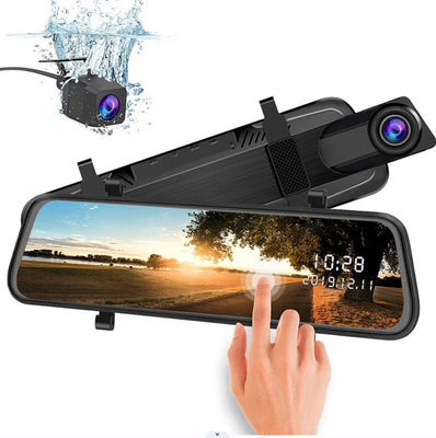 Câmera de carro com controle de voz de 32 GB FHD 1080P modo Dashcam estacionamento IP57 à prova d'água