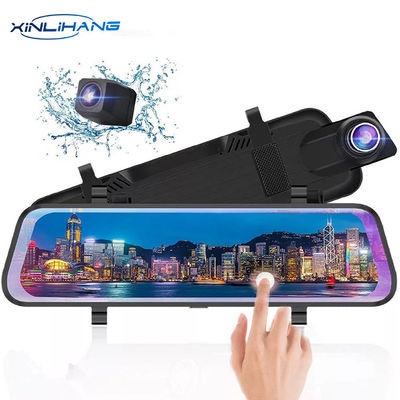 Streaming de mídia WDR 1080p Dash Cam Mirror DVR Full HD 1080P 10 polegadas