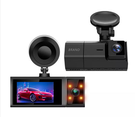 Câmera preta 4K IMX335 para veículo com visão noturna 1080P 2 polegadas 3 em 1 DVR