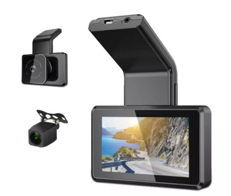 3 polegadas WIFI GPS Vídeo DVR Câmera Gravadora FHD 1080P 24H Monitor de Estacionamento