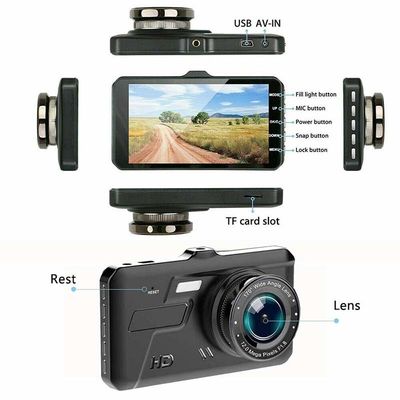 Registrador de visão noturna de 32 GB por movimento ativado Dashcam câmera traseira DVR de vídeo 4&quot;