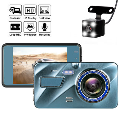 24 horas frontal traseira WDR Blackbox DVR Dash Cam automaticamente