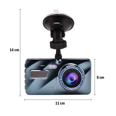 24 horas frontal traseira WDR Blackbox DVR Dash Cam automaticamente