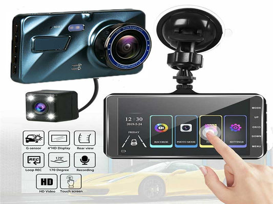 Câmera WDR para carro FHD 1080P Stream Media Mirror Dash Cam Night Version 128 GB
