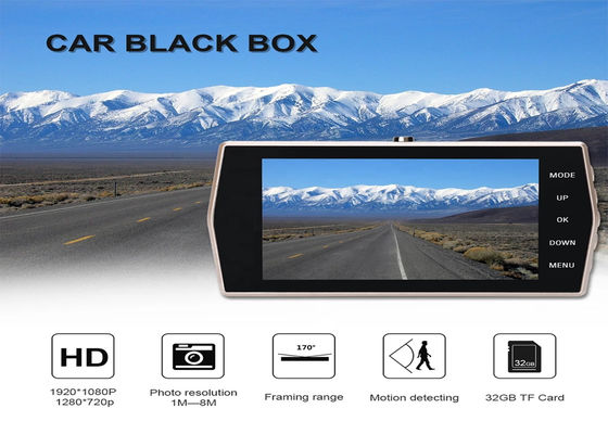 Câmera de 4 polegadas para veículo Blackbox DVR, painel de carro, gravador de direção