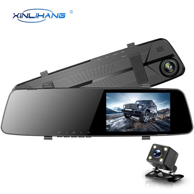 60HZ Blackbox retrovisor Dash cam câmera de carro dirigindo gravador de vídeo 1080P