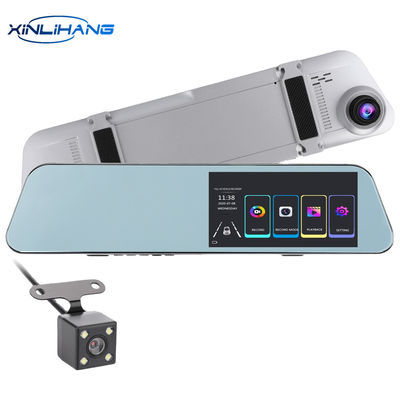 4,5 polegadas 1080p 12MP Revertendo Dual View Dash Cam com câmera interna