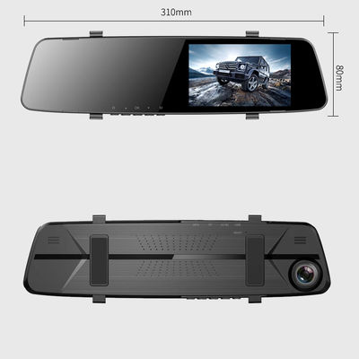 4,5 polegadas 24H Mirror Dash Cam Recorder Full HD 1080P para carros