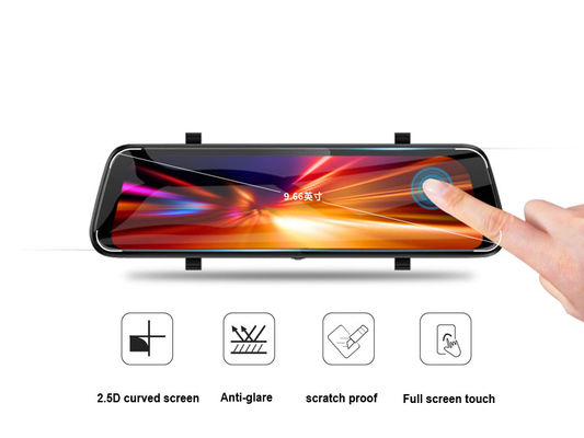 IP57 à prova d'água carro DVR câmera espelho monitor 1080P HD
