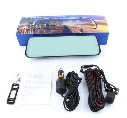 32 GB 10 polegadas veículo Blackbox DVR Dash Cam FHD 1080p Stream Media