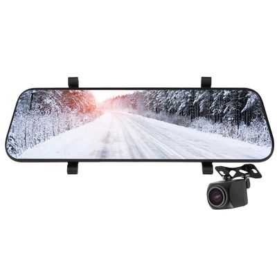 10&quot; lente direita veículo caixa preta DVR Full HD 1080P fHD tela sensível ao toque fluxo de mídia