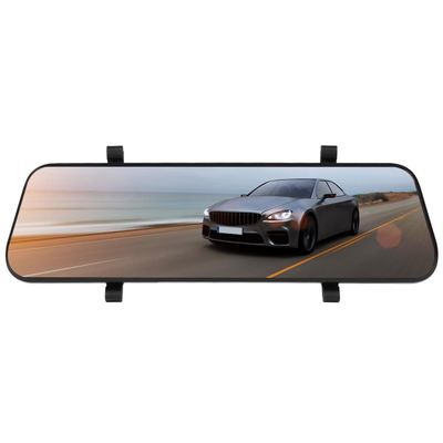 Streaming de mídia Auto Video Dash Cam Recorder DVR 9,66 polegadas FHD tela sensível ao toque vista traseira