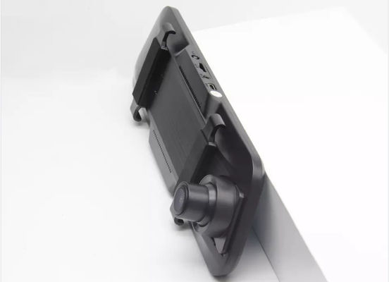 Dashcam de 9,66 polegadas ativada por movimento Full 2.5D com tela sensível ao toque frontal traseira gravação