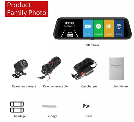 Transmissão de mídia portátil sem fio Carplay Android IPS tela sensível ao toque 10 polegadas