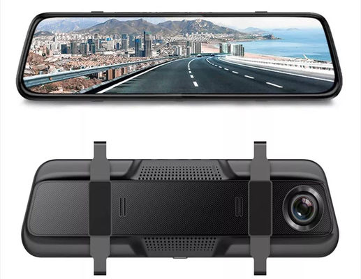 Câmera de carro DVR 4G com tela sensível ao toque de 9,66 polegadas Gravador de vídeo