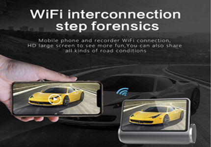ADAS 2KFHD Frontal Traser Dual Lens Car Dvr System Recorder Reverter Driving Night Vision