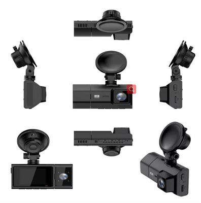 WDR 128GB 4K GPS Dash Cam Câmera montada no painel 3 canais