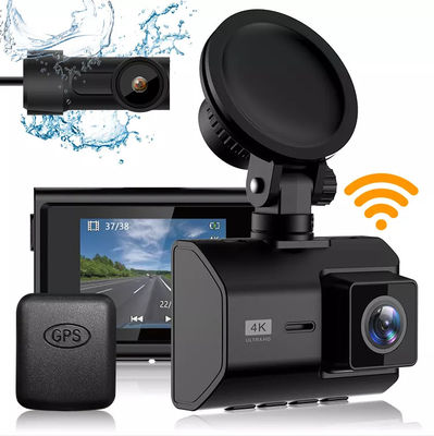 Painel de segurança do veículo GPS Tracking Dash Cam Espelho retrovisor 4K IMX335 NTK96670