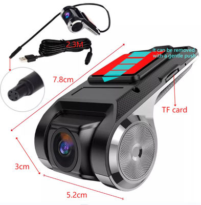 FCWS LDWS câmera de carro FHD 1080P veículo Blackbox DVR lente dupla