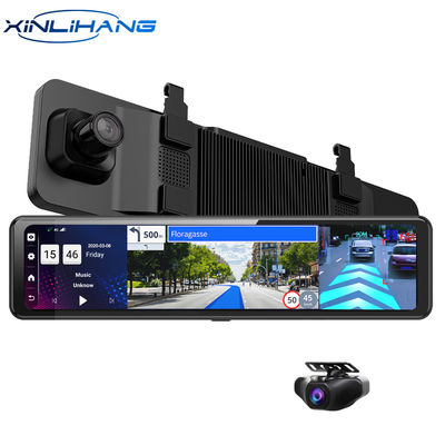 WDR Rear View Dash Cam Com Velocímetro Android 8.1 2G RAM 32G ROM Navegação GPS