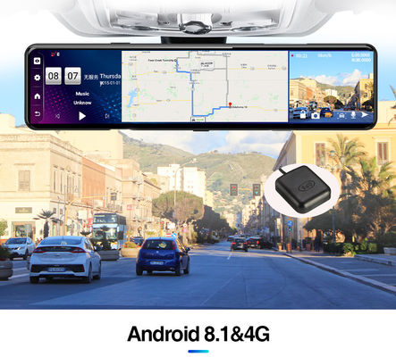 FHD1080P Dual Wireless Dashboard Camera Mirror Mounted Dash Cam Tela IPS