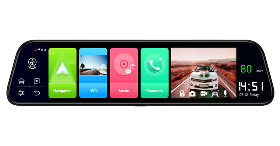12 polegadas ADAS 4G carro DVR FHD1080P espelho retrovisor gravador de carro 32 GB navegação GPS