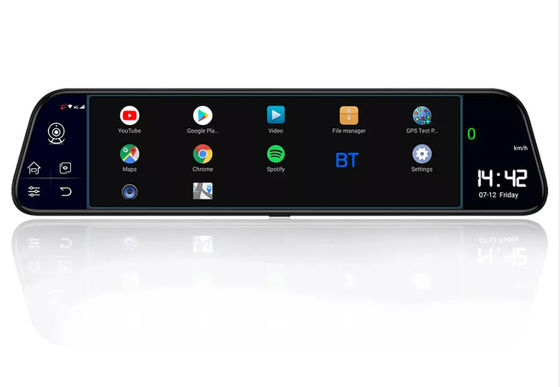 4 GB 32 GB Dashcam ativado por movimento 12 polegadas DVR espelho retrovisor DVR ADAS GPS