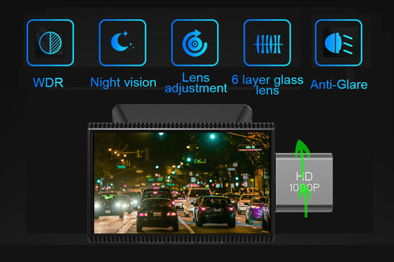 4G Android 8.1 Espelho retrovisor para carro HD DVR 1080p IPS Touch Streaming de mídia