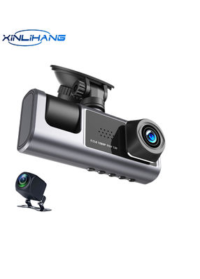 3 lentes automotiva DVR câmera gravador de vídeo HD 1080P frontal traseira interna