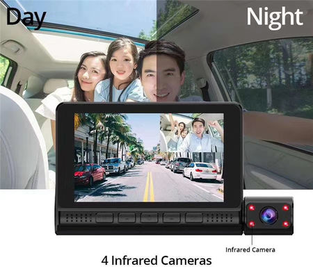 Filmadora digital FHD carro DVR 1080p GPS tela sensível ao toque Android DVR Dashcam