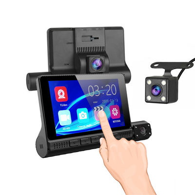 Tela sensível ao toque de 4 polegadas, painel sem fio, câmera, painel, sistema DVR, sensor G, detecção de movimento