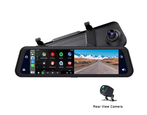 2K 1080P Android sem fio Carplay Dashboard Dash Cam Tela sensível ao toque de 12 polegadas