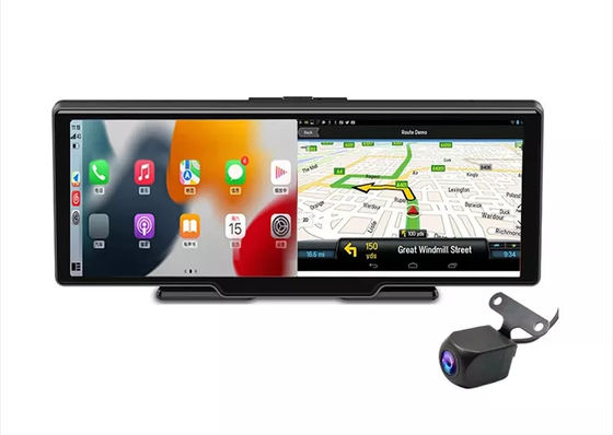 Lente dupla HD1080P Android Mp5 Carplay Dvd Player 10 polegadas Tela sensível ao toque 2,5K