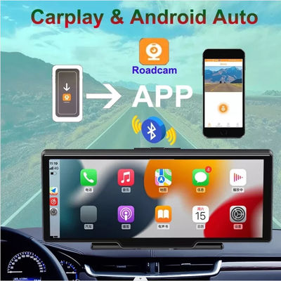 Lente dupla HD1080P Android Mp5 Carplay Dvd Player 10 polegadas Tela sensível ao toque 2,5K