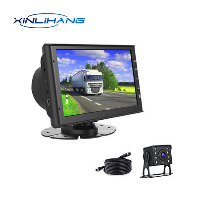 Navegação GPS Android de 7 polegadas Full HD Caminhão Carro DVR Câmera Dash Cam 2CHs