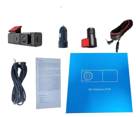 4K 2K frontal e traseira dupla Blackbox DVR Dash Cam câmera filmadora para carro 170 graus
