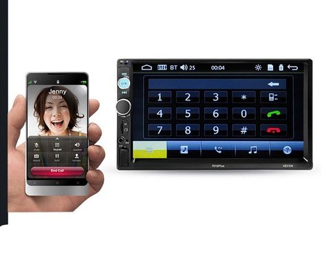 Universal Motion ativado Dashcam Navigator 7,0 polegadas tela Ips carro DVR FM DVD player