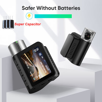 2 polegadas 4K GPS Dash Cam Gravador de direção automática DVR para carro com vista traseira