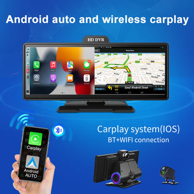 4K Android Auto ADAS WiFi Dash Cam AUX FM GPS 10,26&quot; carro DVR CarPlay